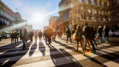 people walking