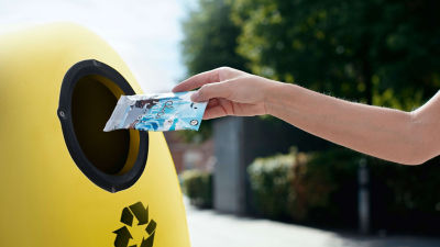 Recycling flat carton