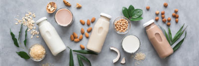 plant based milk with nuts