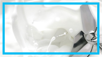 Anlagenkomponente, Rührwerk in Milch