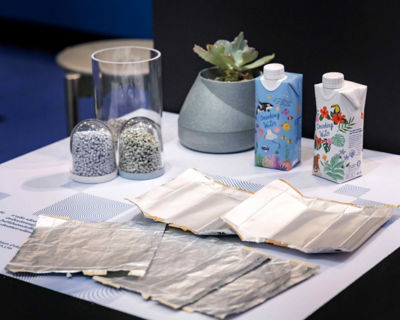 Polyethylene and aluminium foil