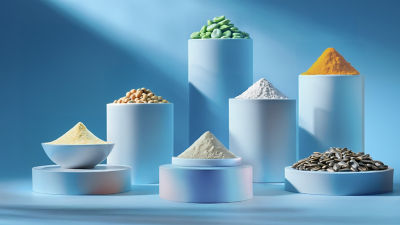 Powder, beans and seeds