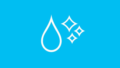 Icon: drop symbolizing clean water