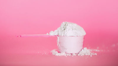 powder in a cup 