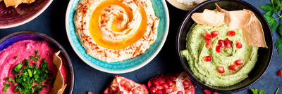 Food dishes used for mixing trials and product testing