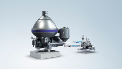 Separator for milk skimming in dairy processing
