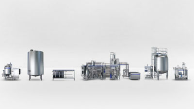 Recombined milk- Batch production line