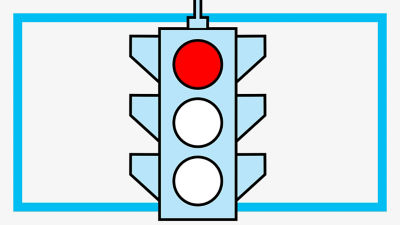 Luz roja de semáforo