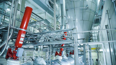 Equipment in factory