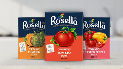 Rosella soup in Tetra Recart carton packages