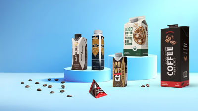 RTD coffee products in Tetra Pak carton packages