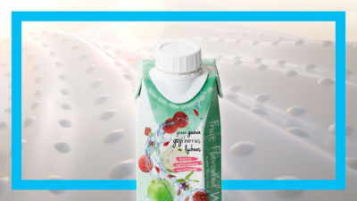 Tetra Prisma Aseptic carton package with DreamCap opening