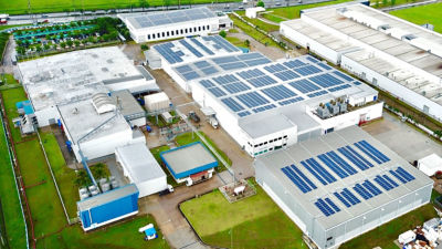 Solar panel installation