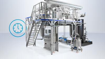 Skid-mounted spray dryer
