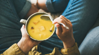 Tigela com sopa