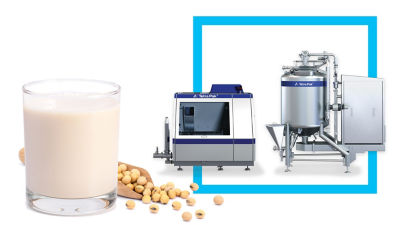 Soya drink, soya beans and equipment