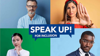 Speak up campaign visual