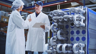 lavoratori dell'impianto