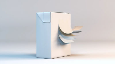 carton with calendar on