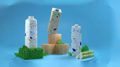 Carton in the grass