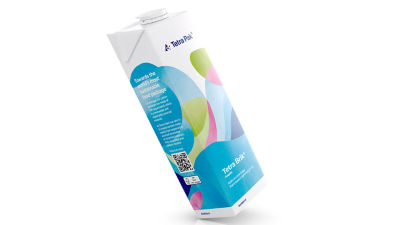 Tetra Brik Aseptic Ultra Edge with LightWing 30 opening