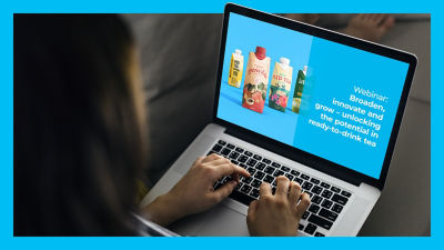 Tea webinar on computer