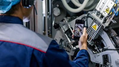 Tecnico collegato al supporto remoto tramite telefono