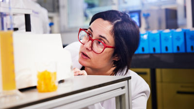 woman in laboratory