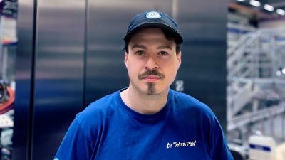 Tetra Pak Global Specialist Gillis Stenqvist at a plant
