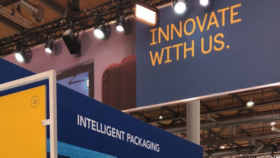 Tetra Pak stand at Hannover Messe, Intelligent Packaging