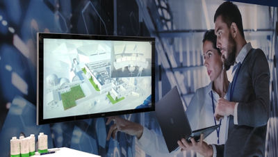 Tetra Pak stand at Hannover Messe, Smart Manufacturing