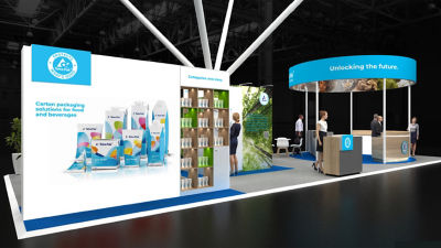 Tetra Pak booth at PLMA 2023