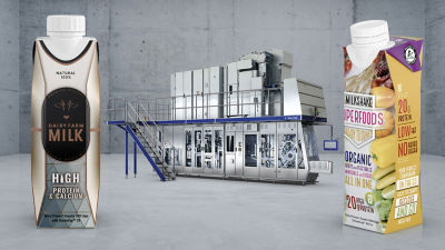 Filling machine and Tetra Prisma Aseptic cartons