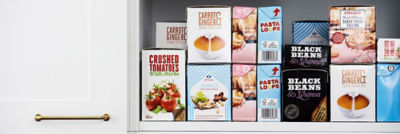 Tetra Recart in kitchen shelf