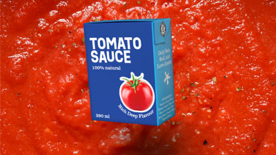 Tetra Recart package tomato sauce