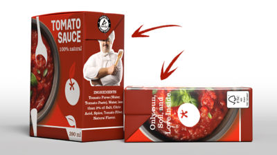 Tetra Recart tomato packages