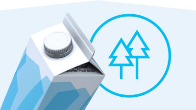 Tetra Rex carton and trees icon