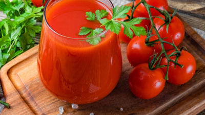 Tomato Juice Glass