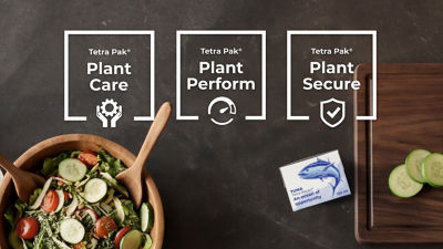Tuna salad and Tetra Pak Services offerings