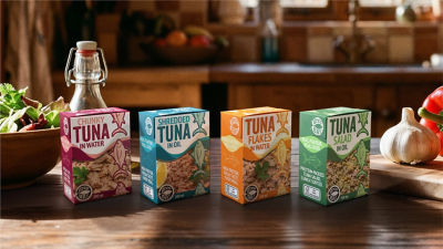 Different types of tuna in Tetra Recart carton packages