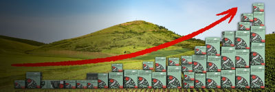 Tetra Recart cartons, upward curve