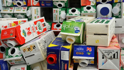 used recycled carton packaging