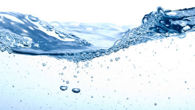 Clean water, water bubbles