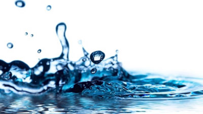 Éclaboussures d'eau