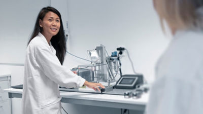 Woman in lab