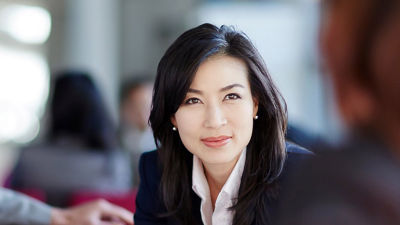 Business woman in meeting