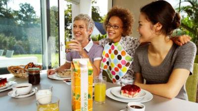 Women having breakfast