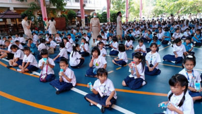 International School Milk Day Week to promote nutrition in children and recycling of beverage cartons.