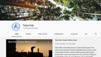 Tetra Pak youtube channel