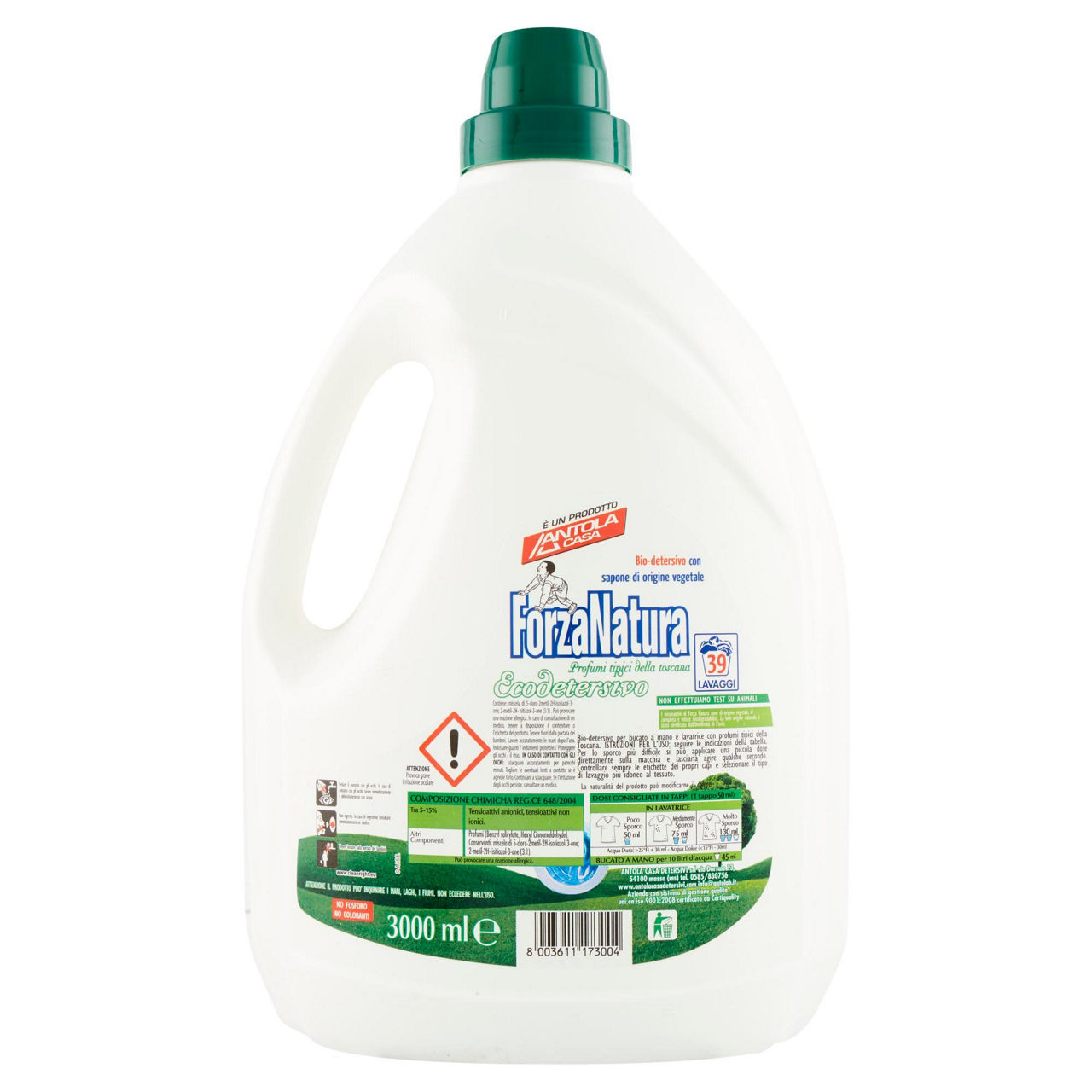 Detersivo liquido lavatrice ecologico 3 lt - Immagine 51